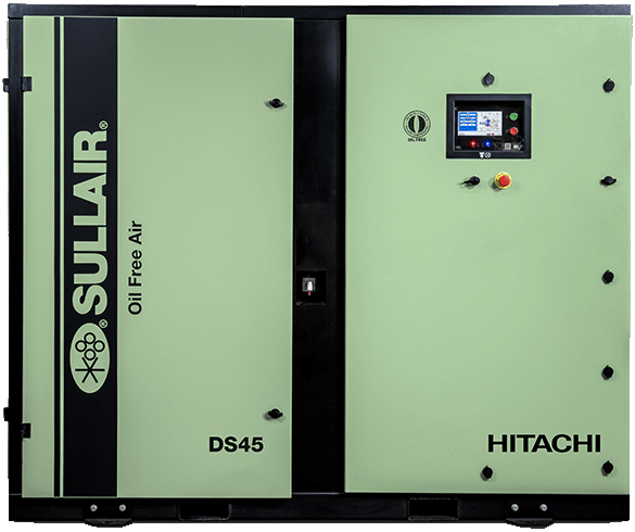 Sullair DS45 series rotary screw oil free air compressor